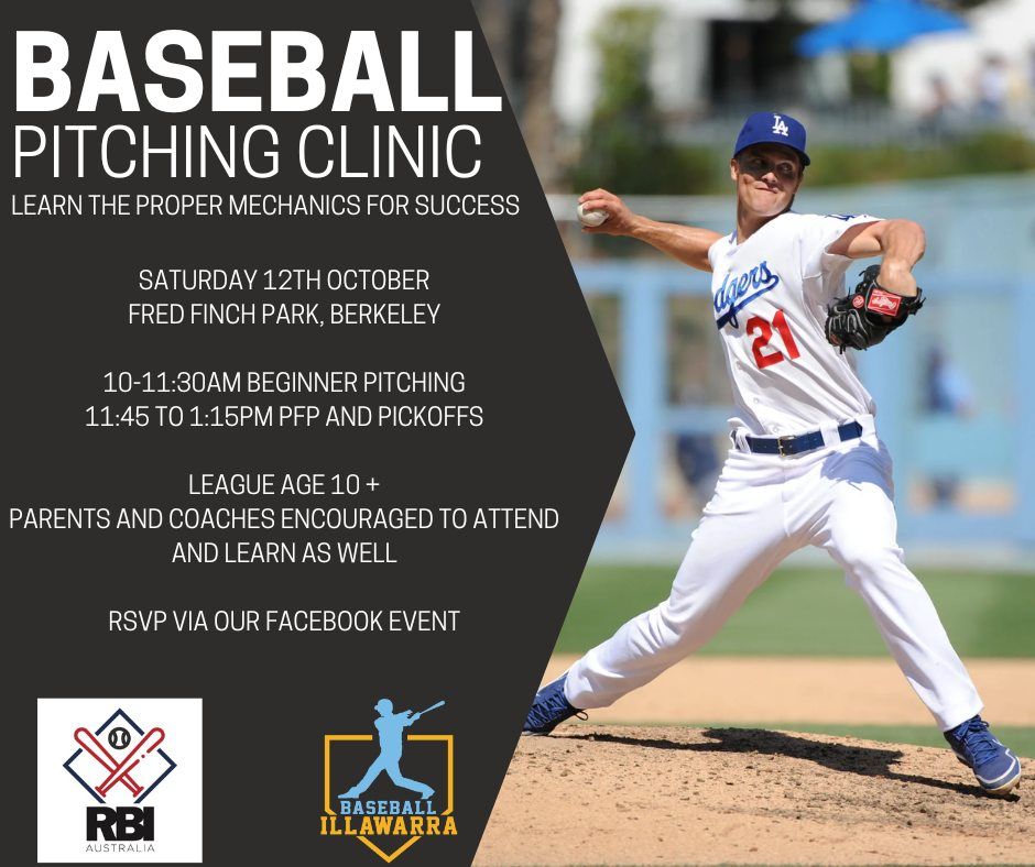 Baseball Illawarra Pitching Clinic run by RBI Australia