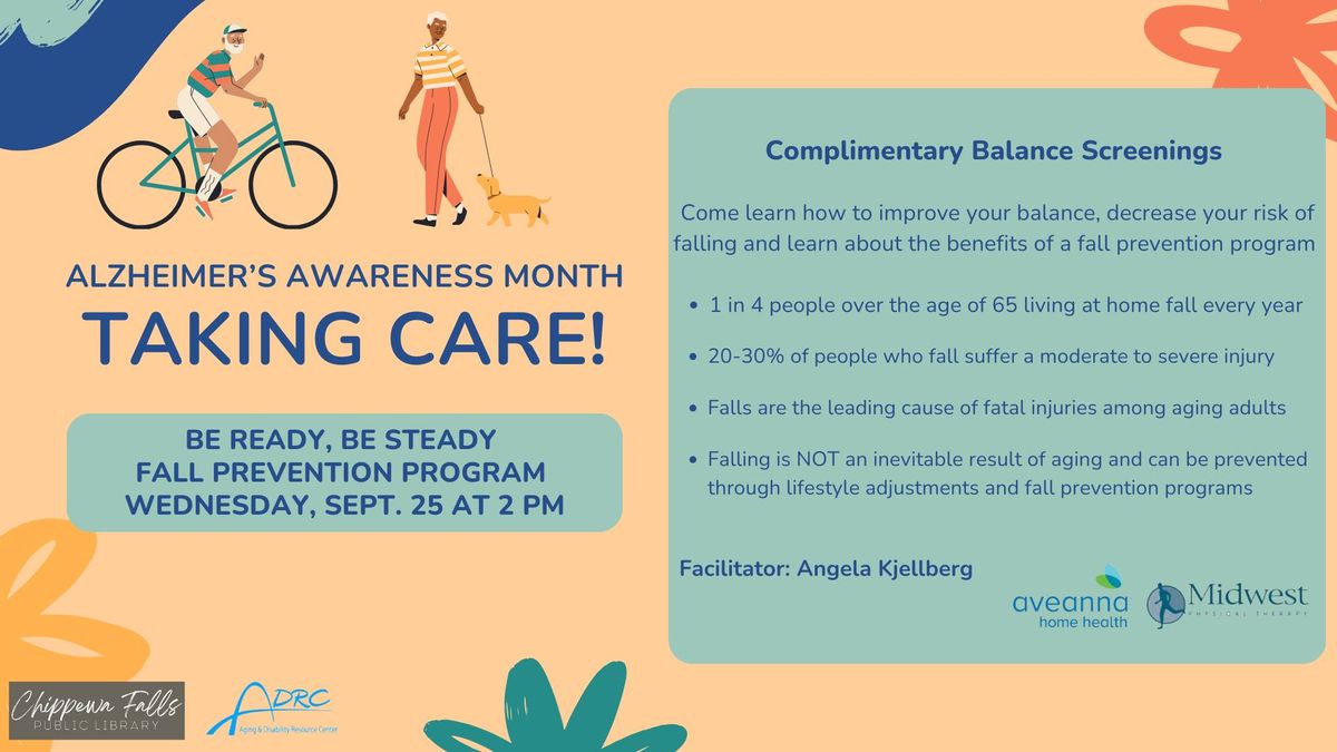 Be Ready, Be Steady Fall Prevention Program