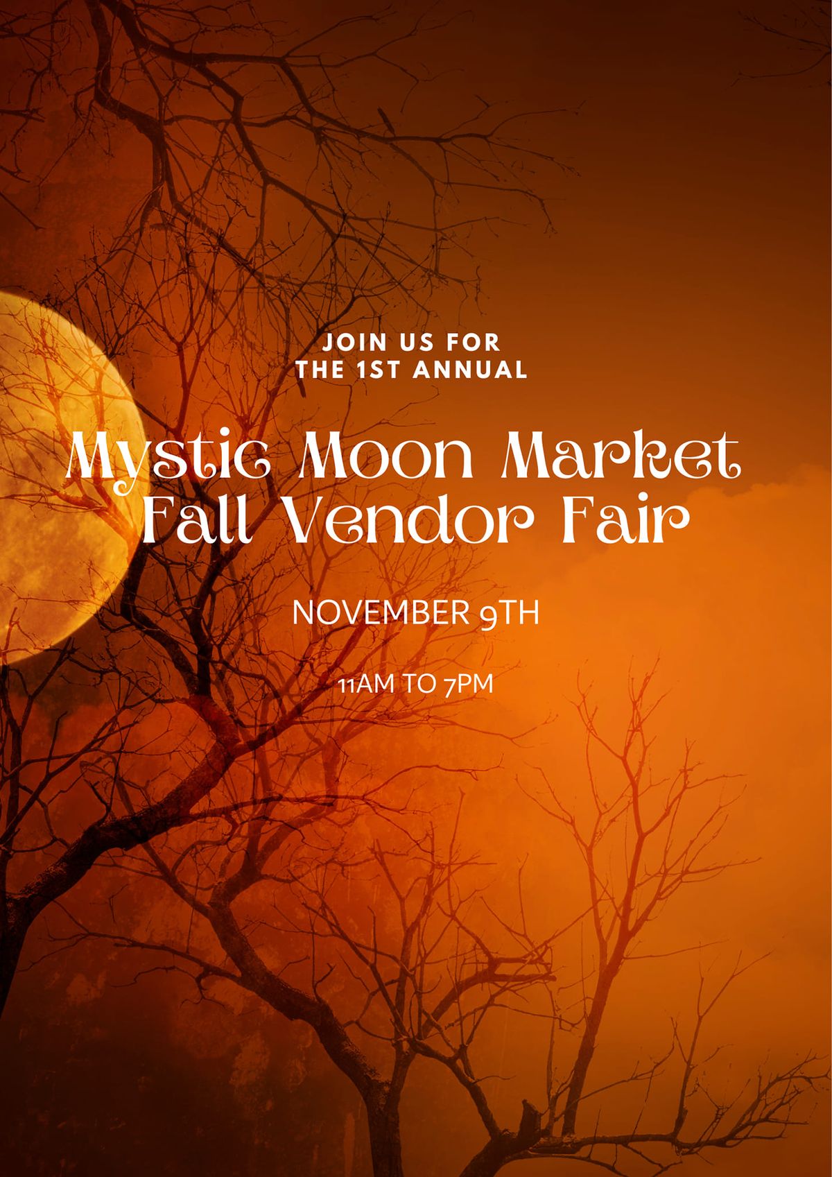 Mystic Moon Market Fall Vendor Fair