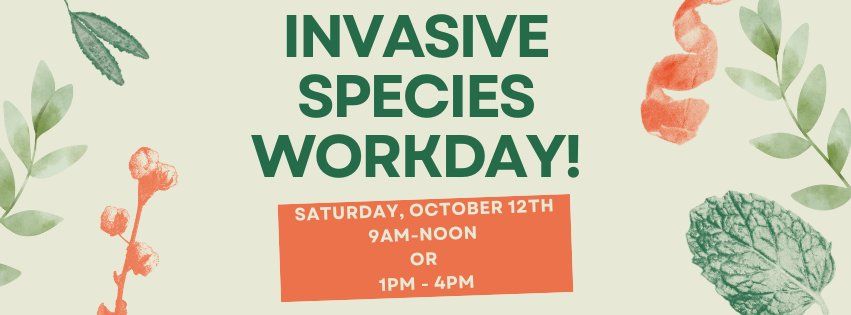 Volunteer Workday - Invasive Species