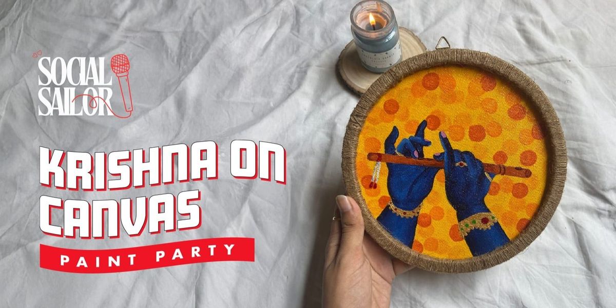 Krishna On Canvas Workshop - Mumbai