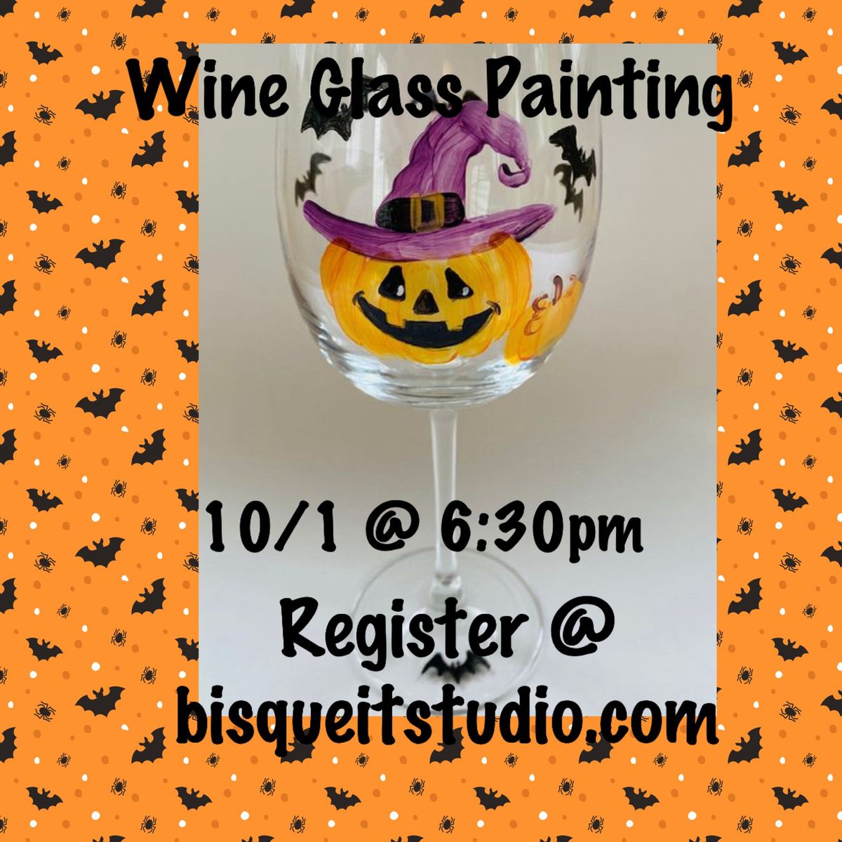 10\/1 Wine Glass Painting