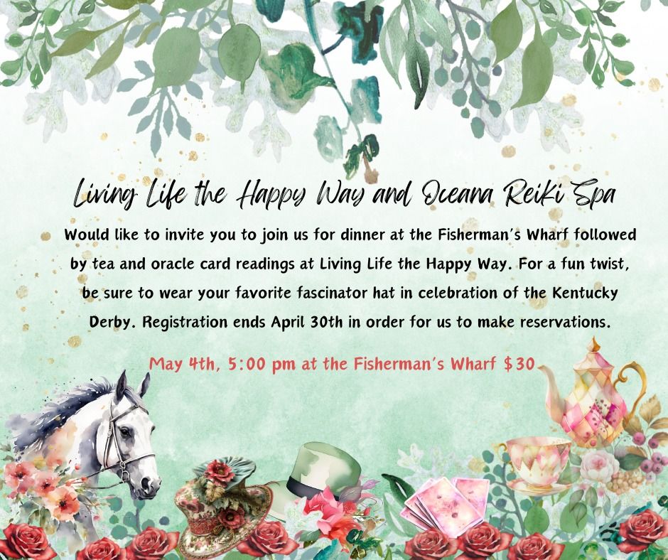 Oracle Card and Tea Event - Kentucky Derby Themed