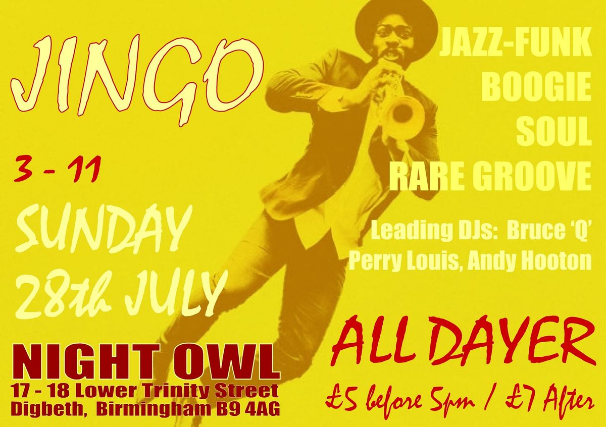 JINGO (The Ultimate Jazz-Funk Alldayer)