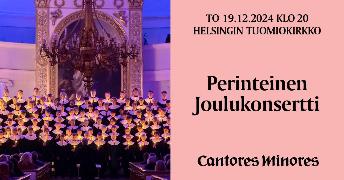 Cantores Minores - PERINTEINEN JOULUKONSERTTI (4\/4)