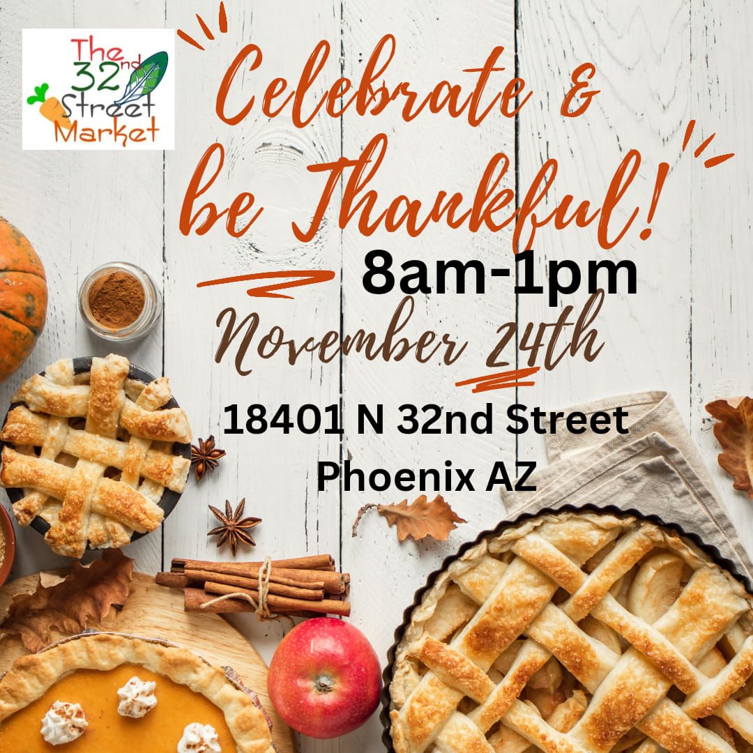 Celebrate & Be Thankful Market Event