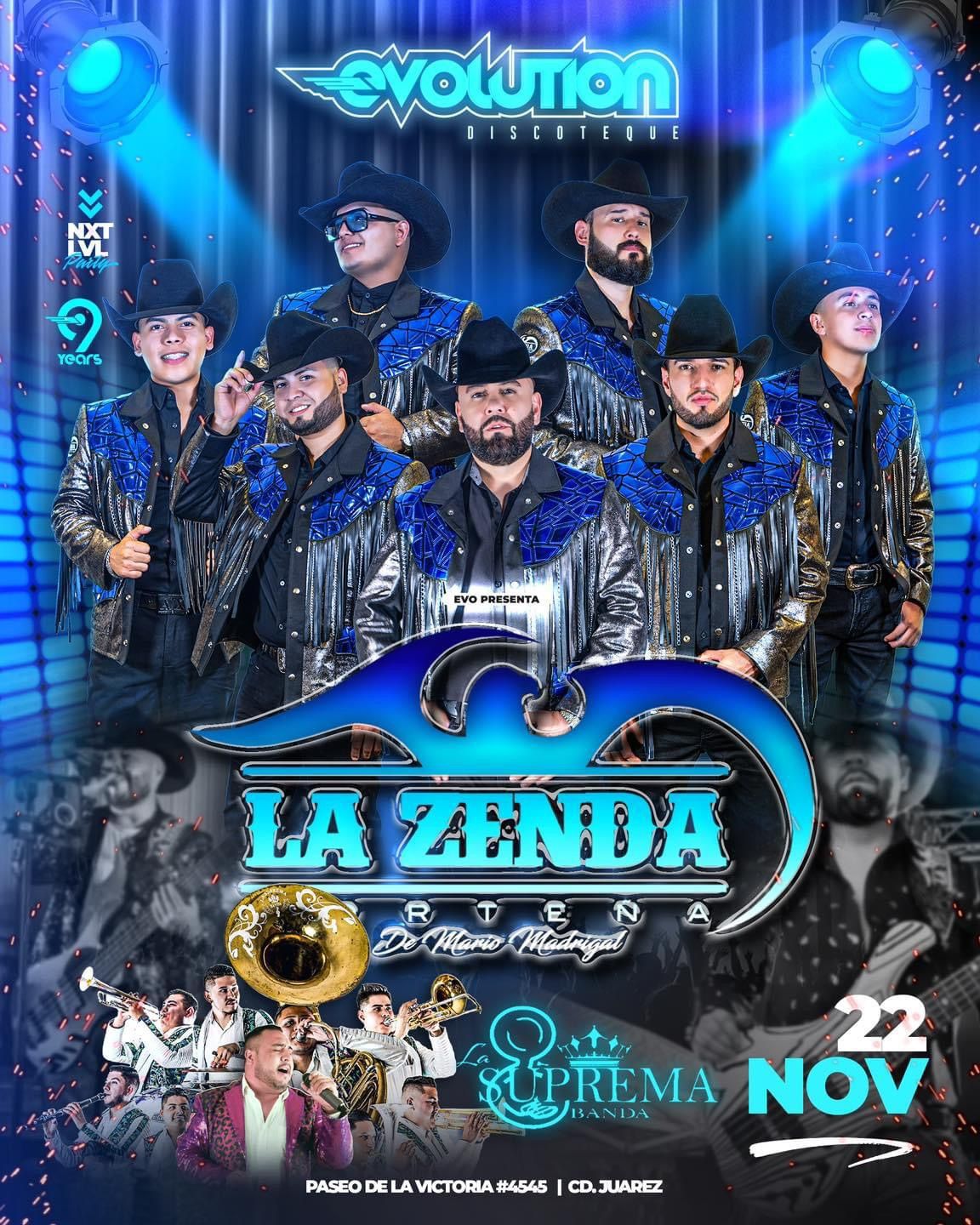 LA ZENDA NORTE\u00d1A EN EVOLUTION DISCOTEQUE 2024