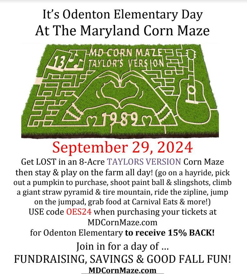 OES Day @ The MD Corn Maze 