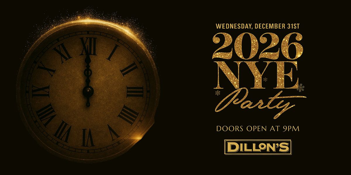Boston New Year's Eve 2026 @ Dillon's