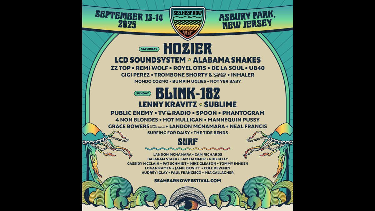Sea.Hear.Now Festival - 2 Day Pass with Hozier, Blink-182, LCD Soundsystem, Lenny Kravitz, Sublime, and more!