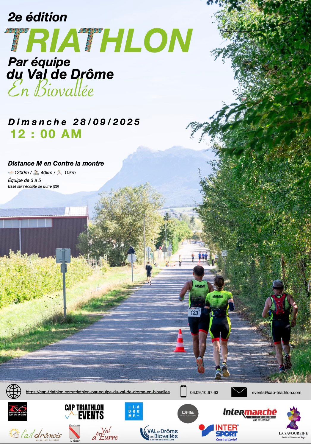 TRIATHLON DU VAL DE DROME EN BIOVALL\u00c9E