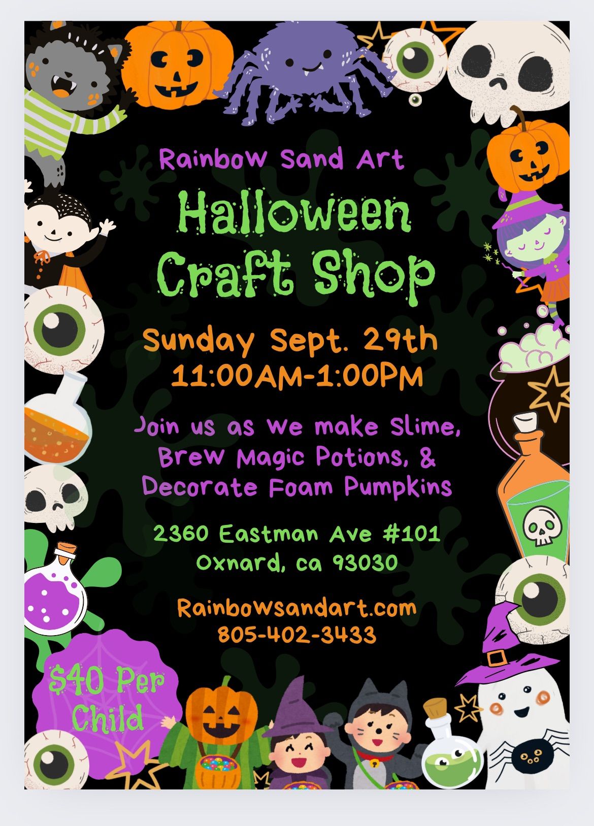 Halloween Craft Shop