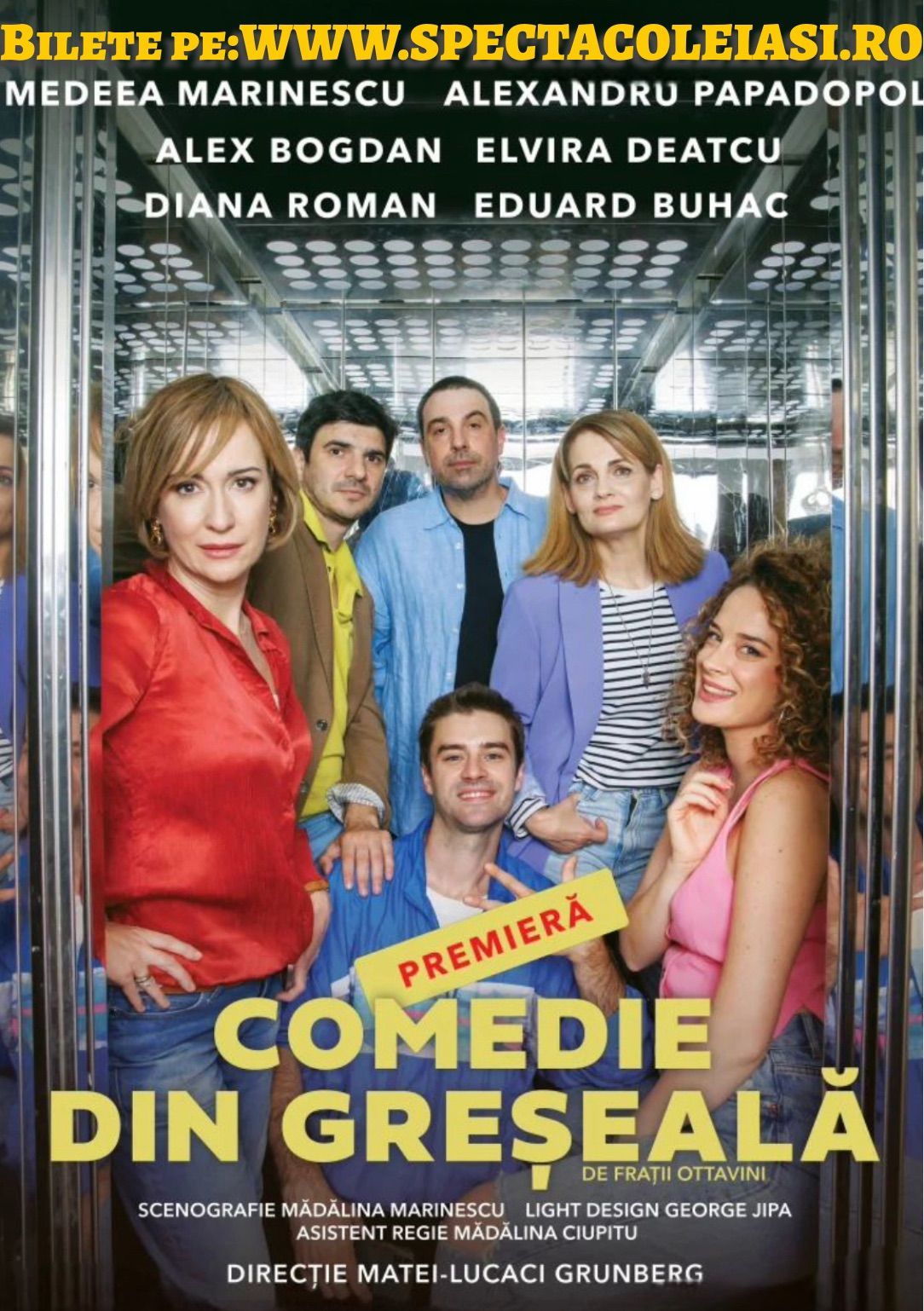 COMEDIE DIN GRE\u0218EAL\u0102- Piatra Neam\u021b 