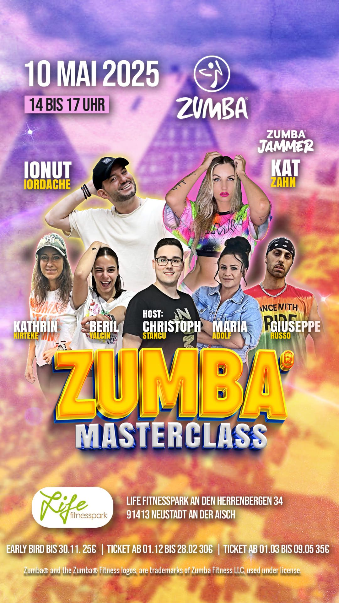 Zumba MC  mit ZJ Kat Zahn & Presenter Ionu\u021b Iordache