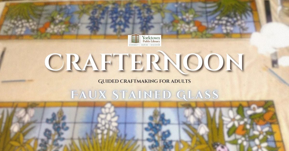 Crafternoon | Faux Stained Glass