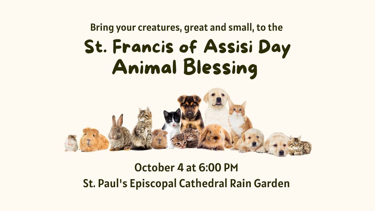 Animal Blessing Service at St. Paul's