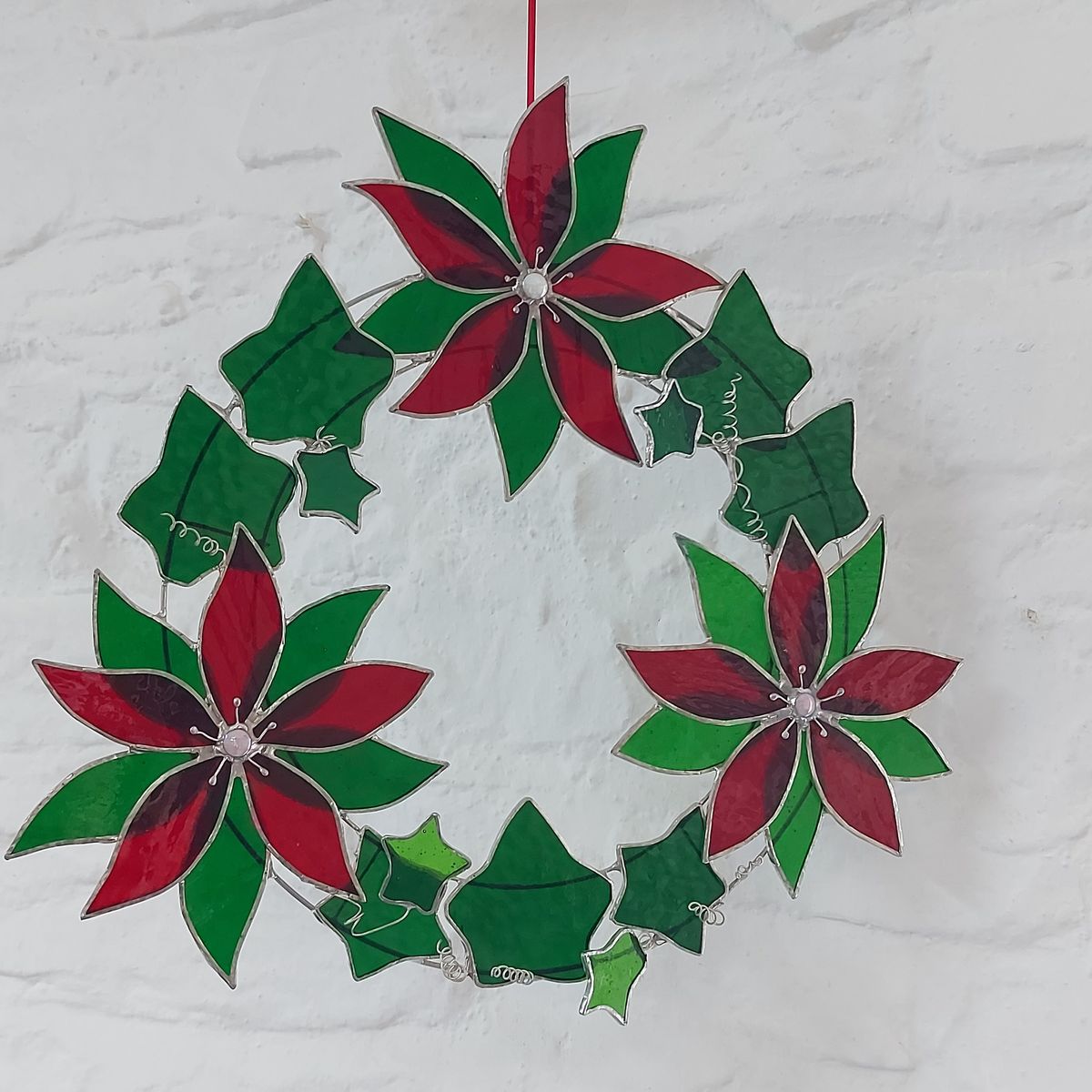 Stained Glass Christmas Wreath Workshop