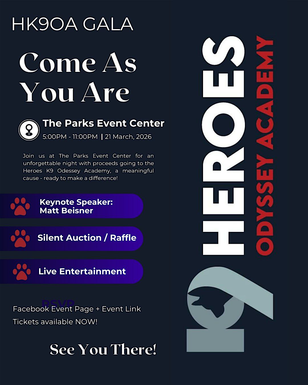 \u201cCome as You Are Gala\u201d