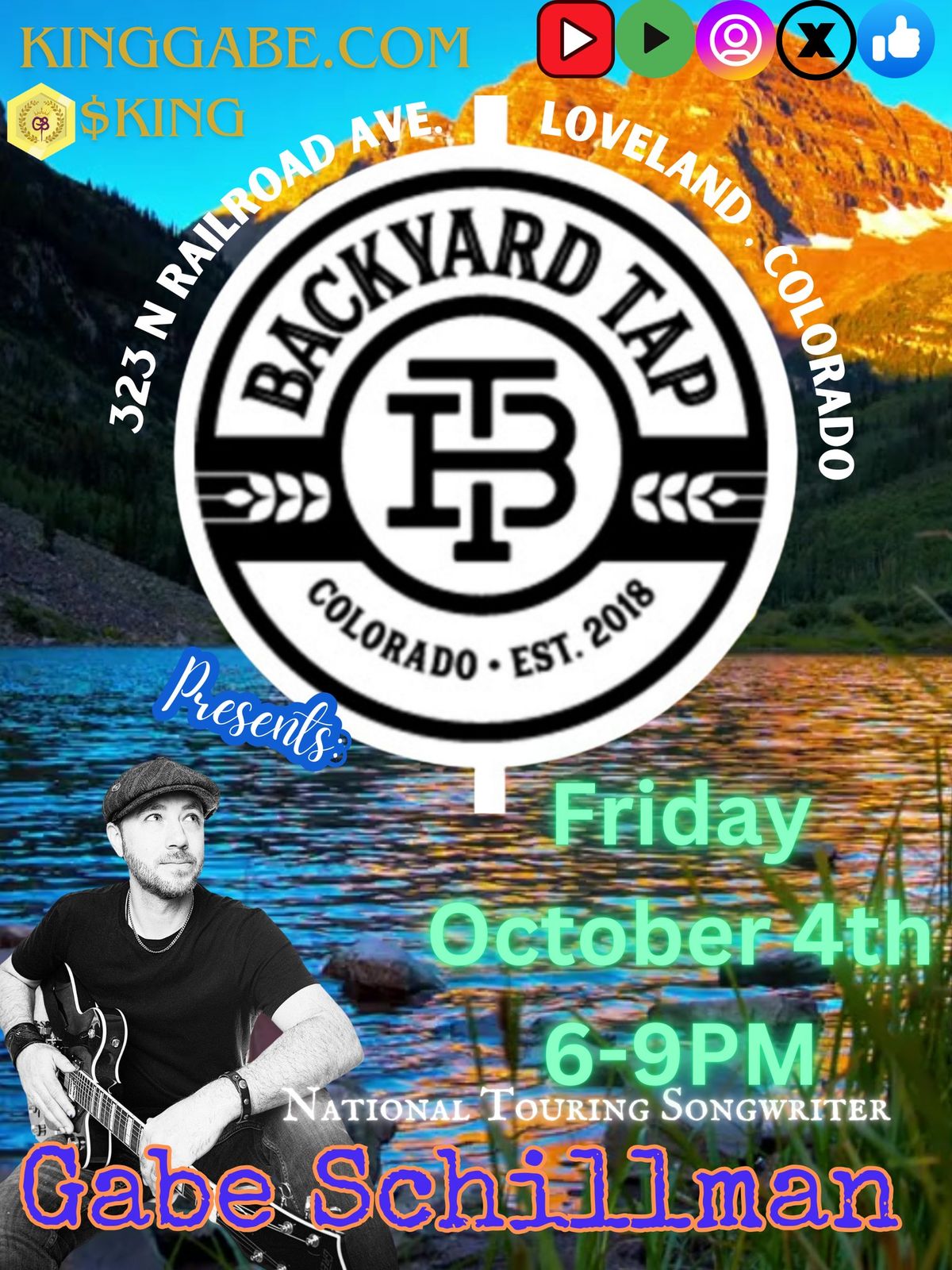 Gabe Schillman LIVE at the Backyard Tap