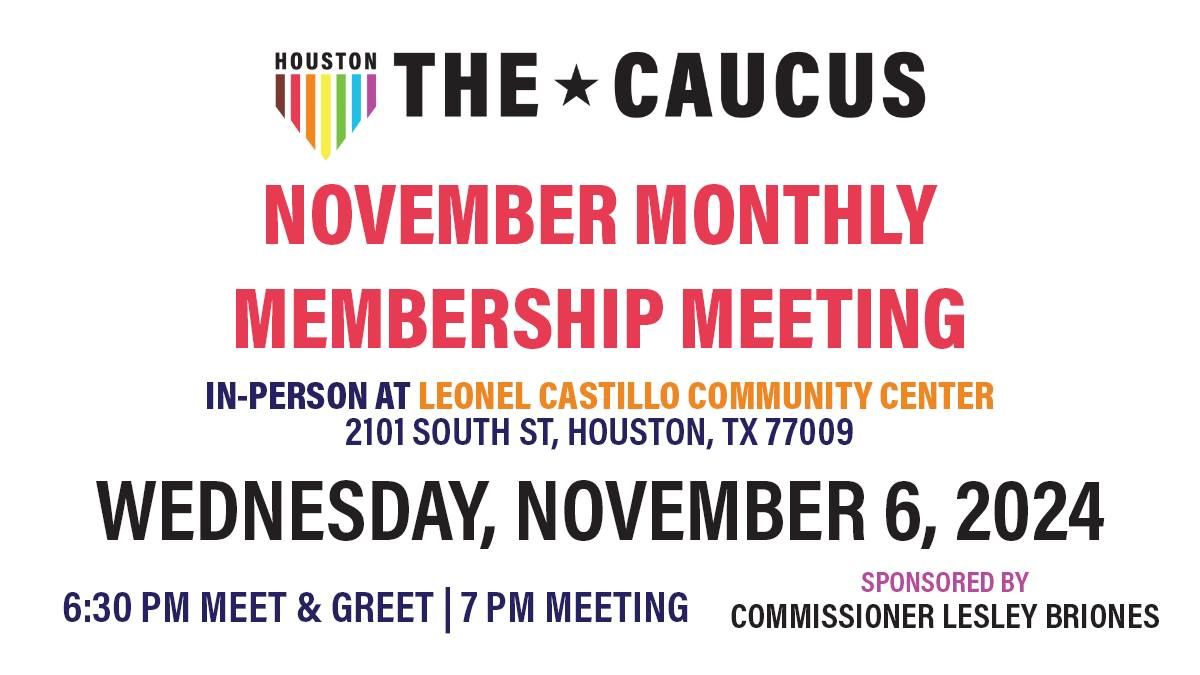 Monthly Membership Meeting