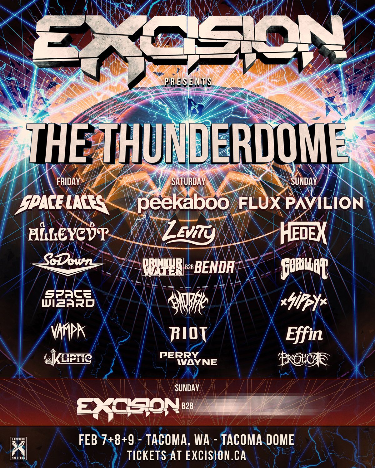 Excision - Saturday at Tacoma Dome