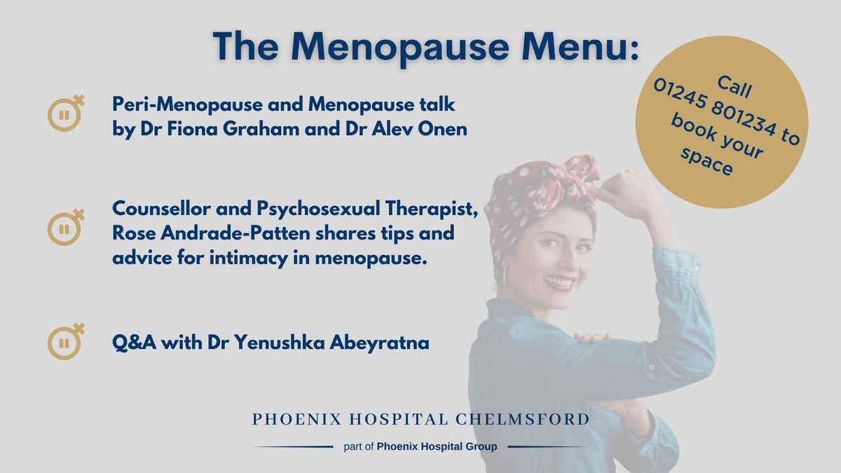 Understanding the Menopause- Complimentary Event