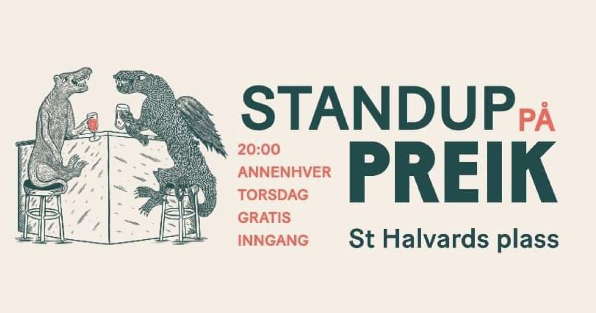 Gratis Stand Up p\u00e5 Preik! \ud83c\udfa4