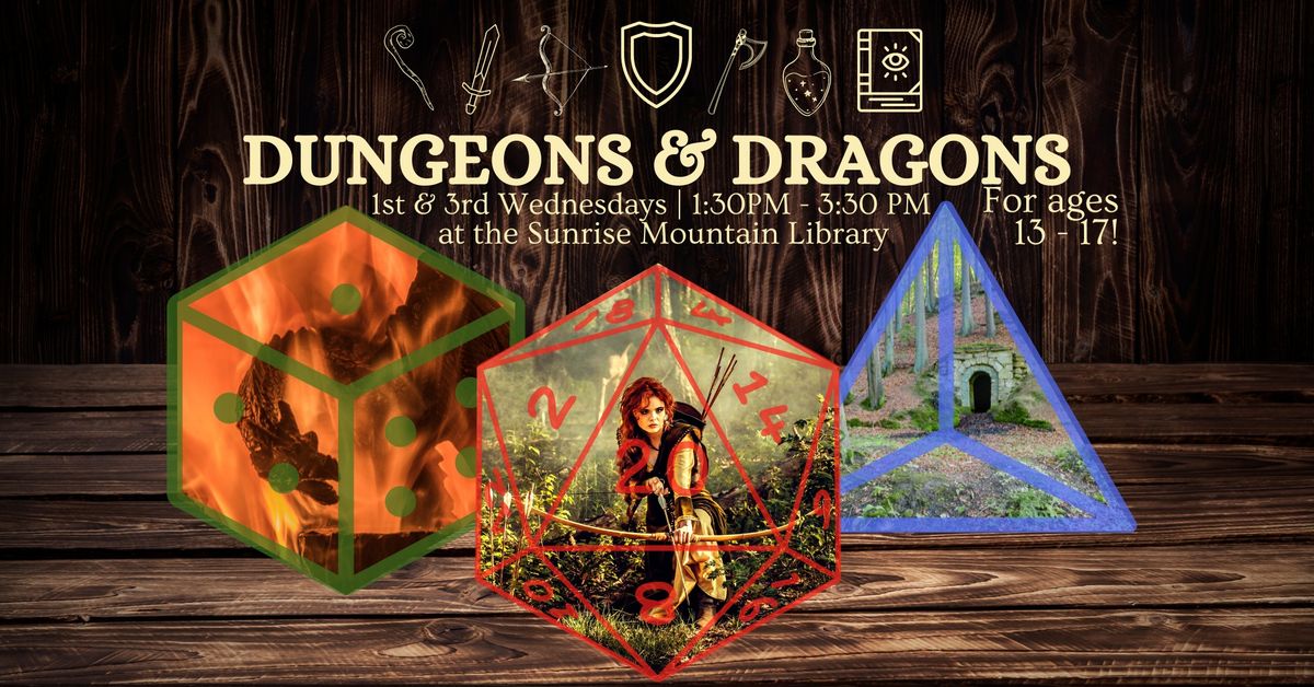 Dungeons and Dragons @ Sunrise Mountain Library