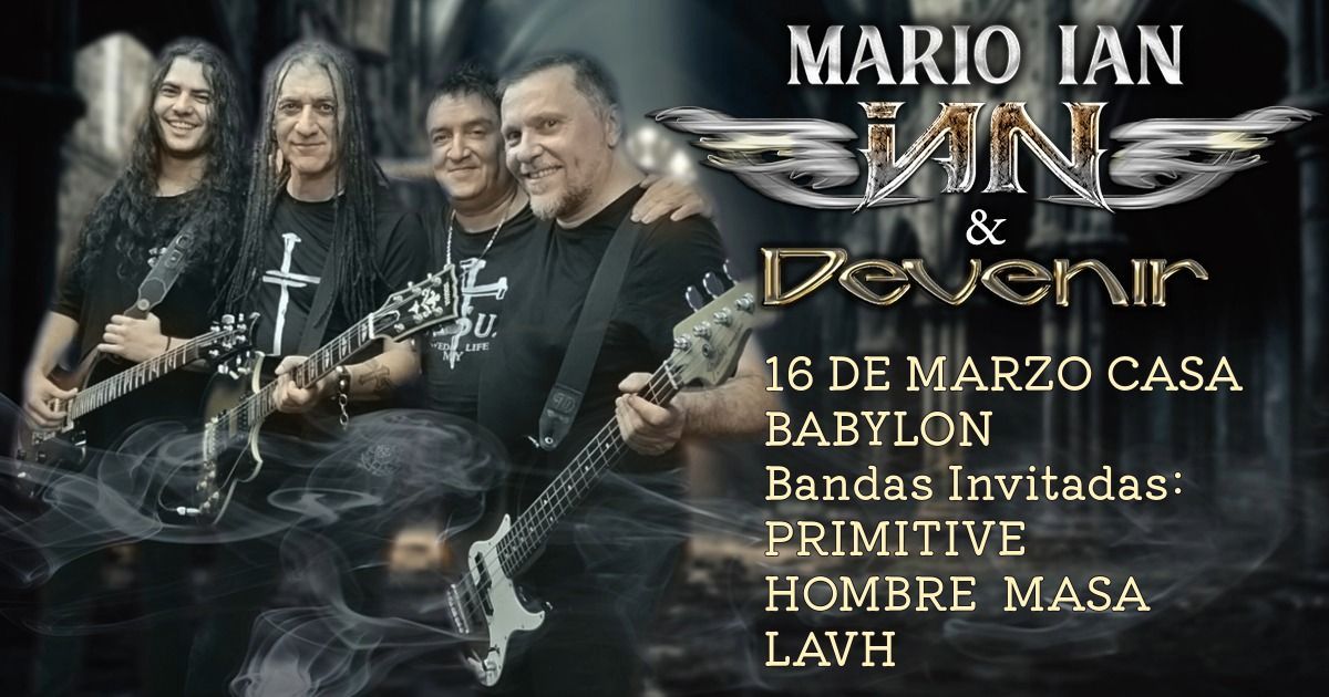 MARIO IAN & DEVENIR en CASA BABYLON CLUB, C\u00d3RDOBA