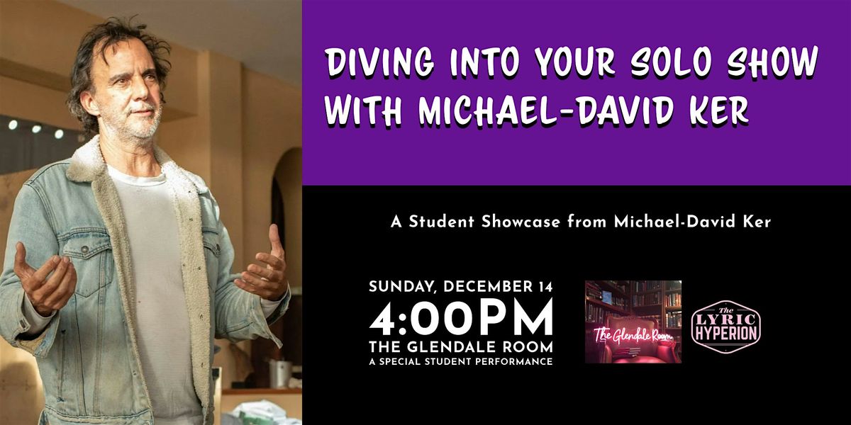 Diving Into Your Solo Show Grad Show - Sunday, December 14