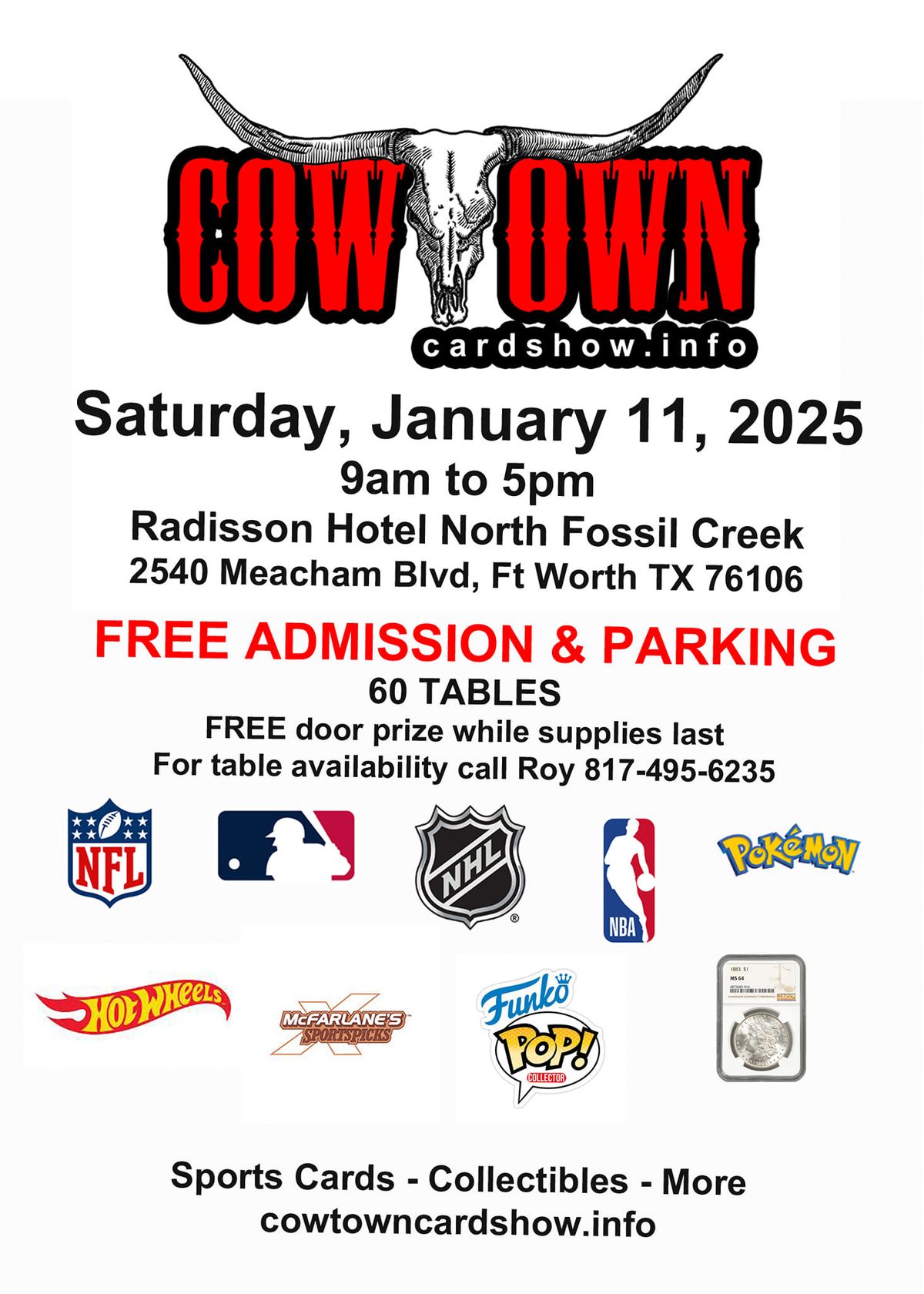 Cowtown card show Radisson Hotel Ft Worth