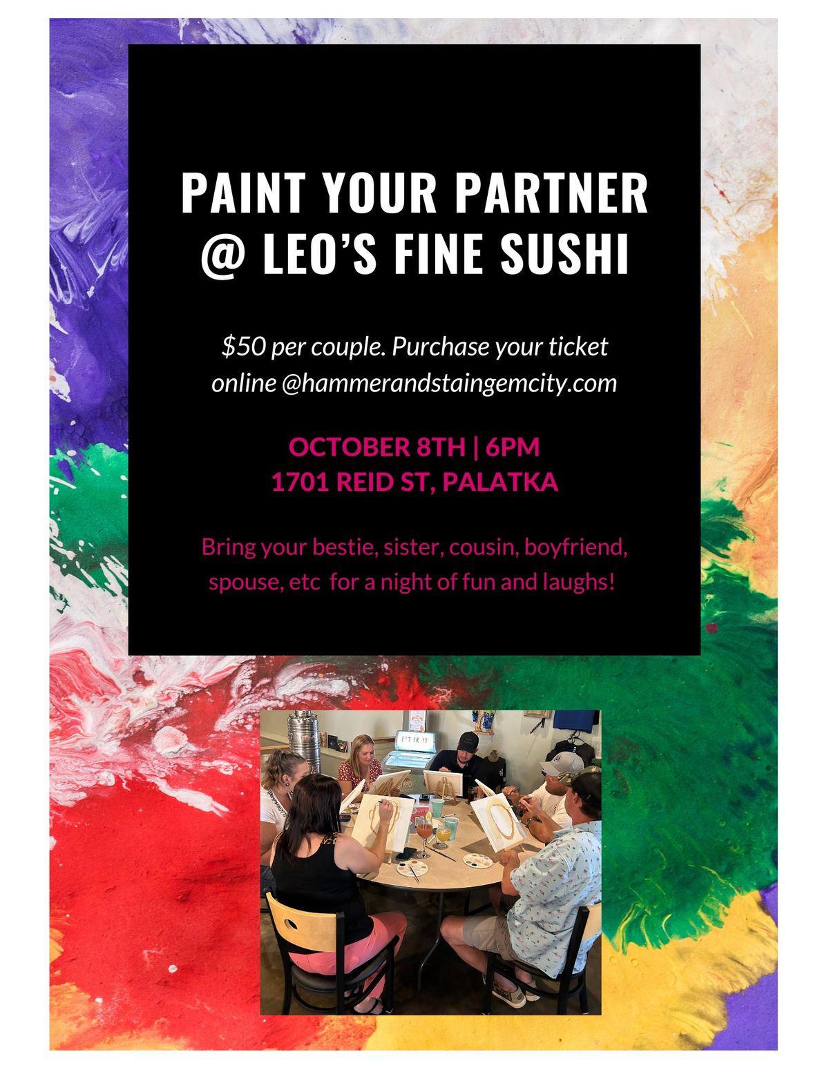 10\/8\/24 Paint your Partner @ Leos