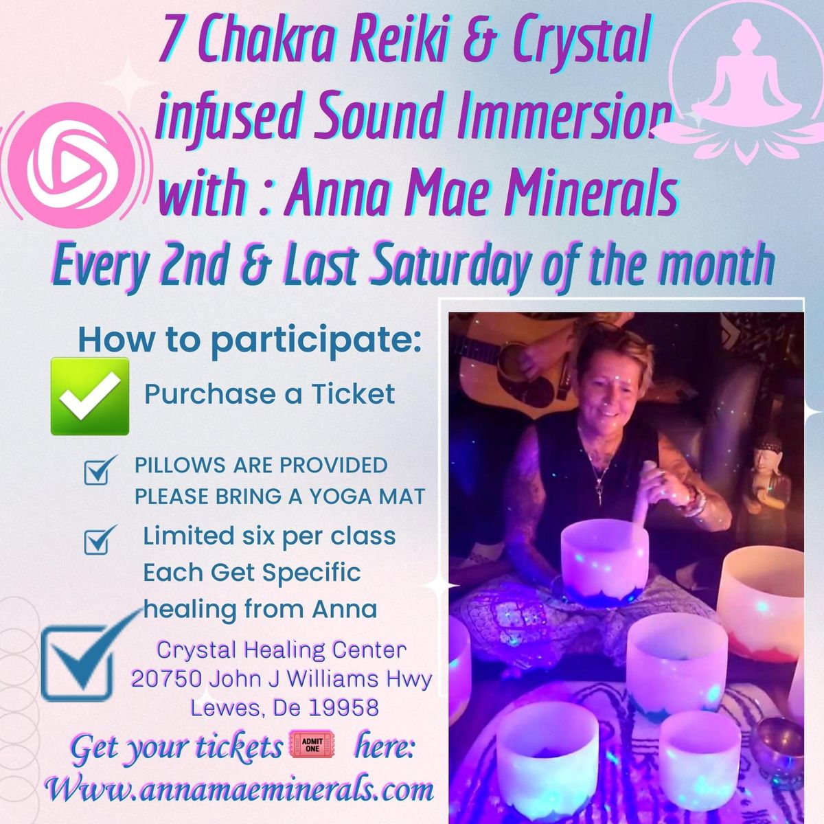 7 Chakra Reiki Infused Crystal ? Sound Immersion