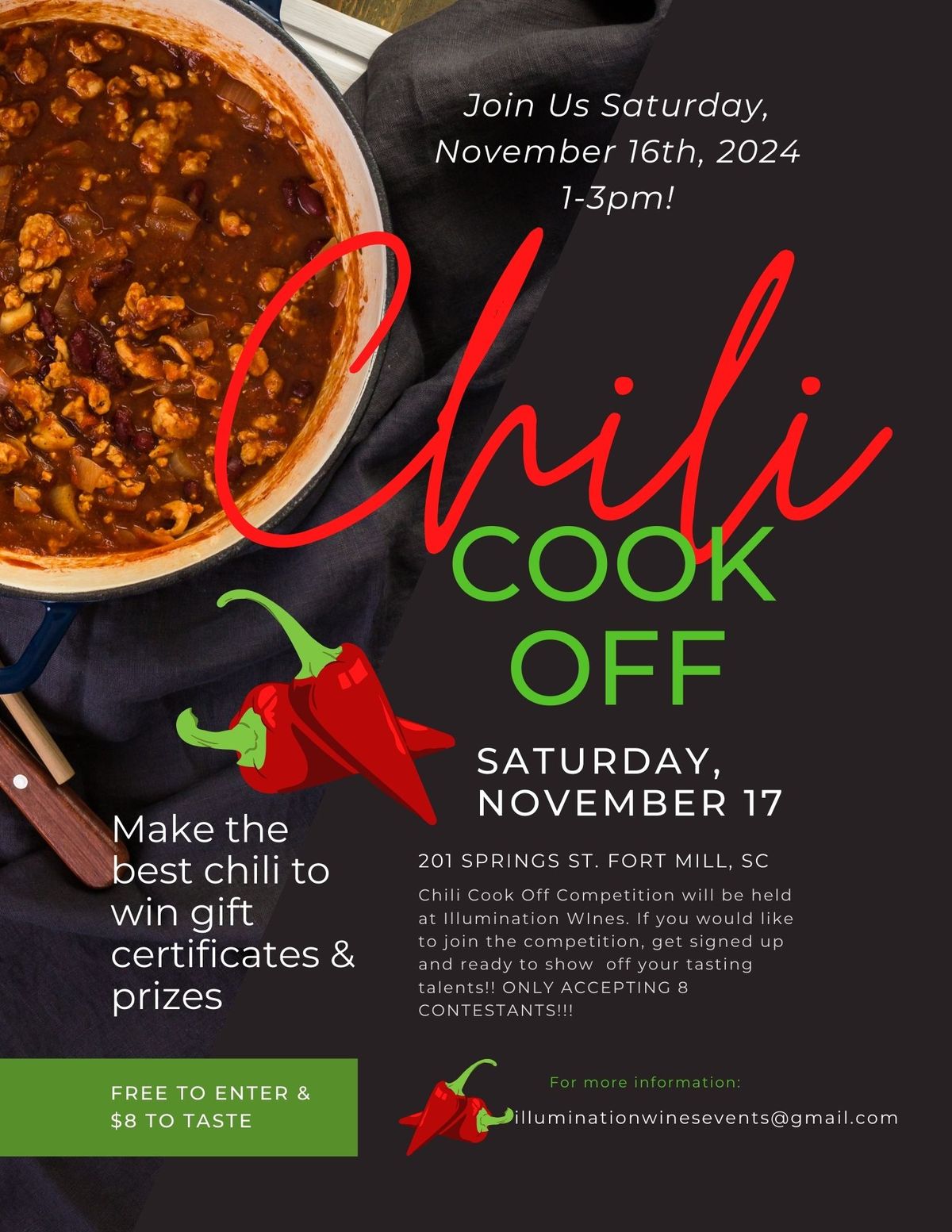 Chili Cook-Off at Illumination Wines