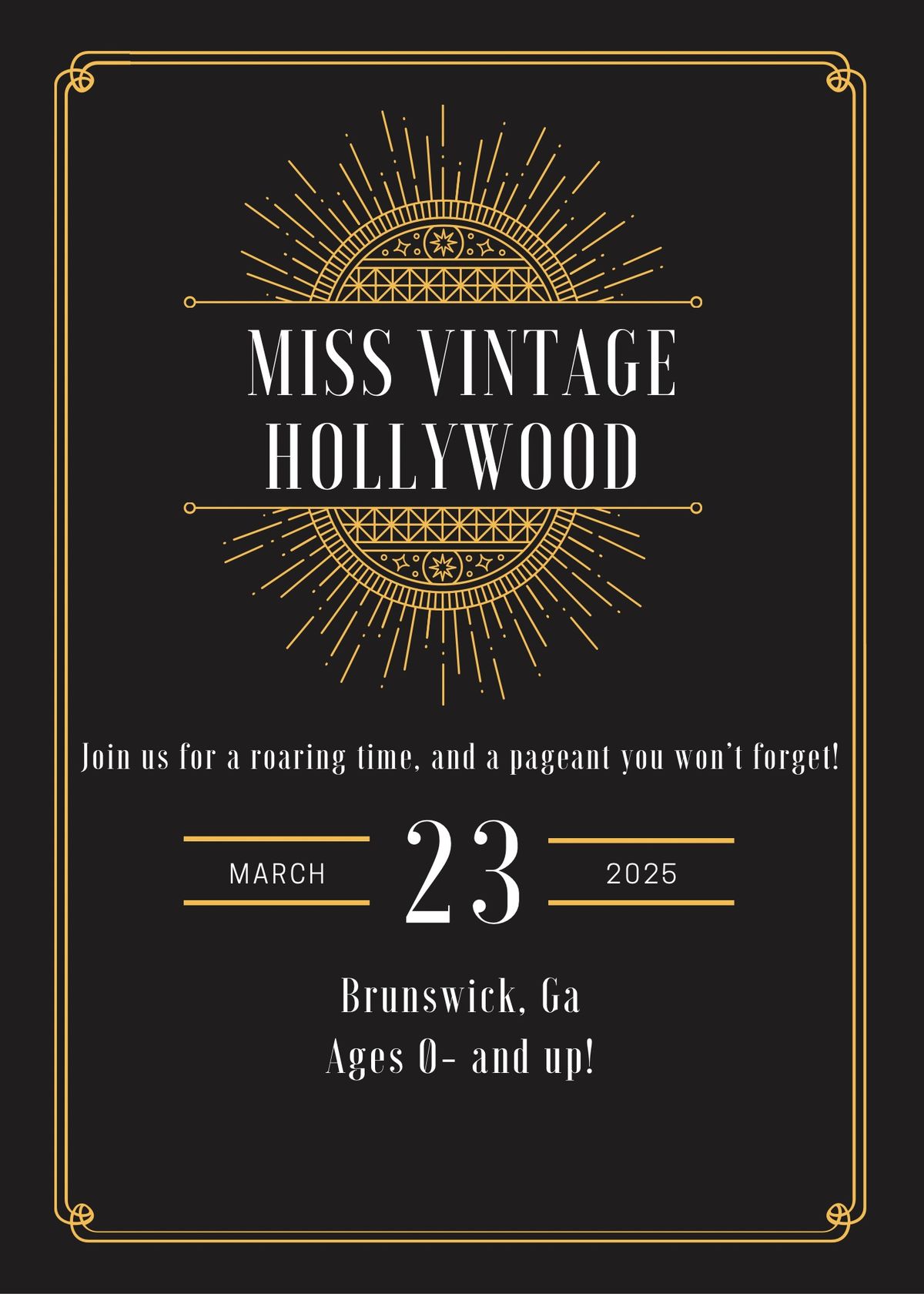 Miss Vintage Hollywood 2025