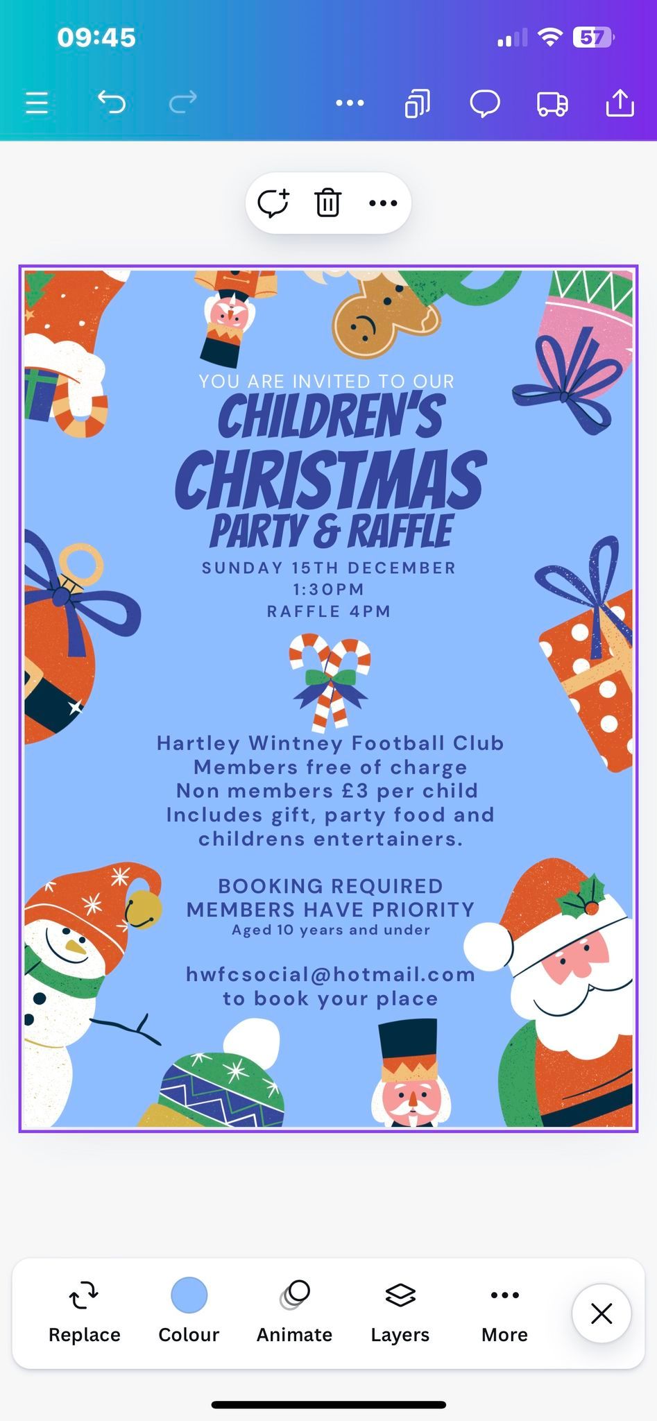 Christmas Raffle & children\u2019s party!