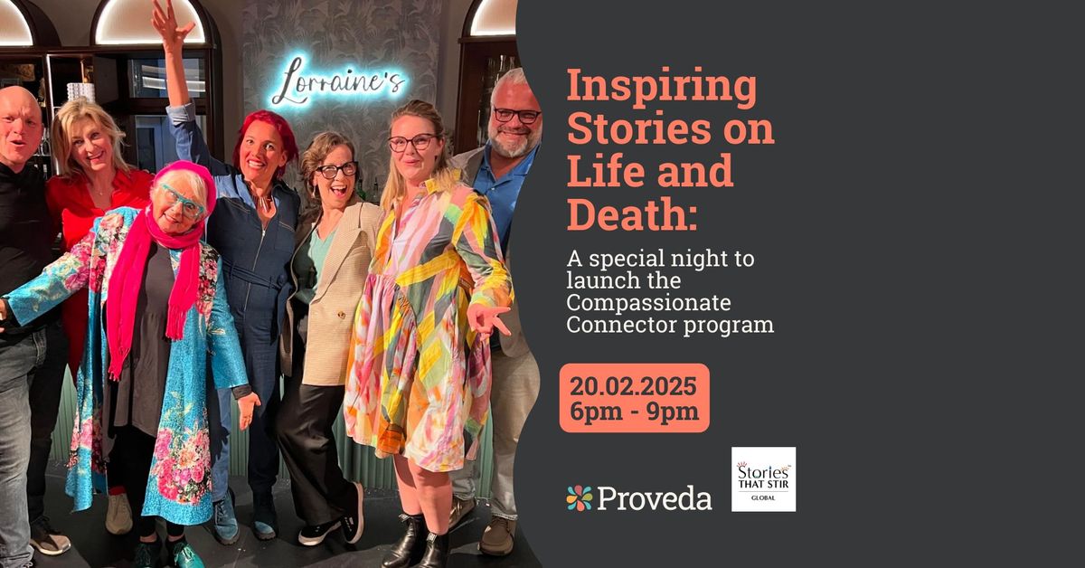 Inspiring stories on life and death: A special night to launch the Compassionate Connector program