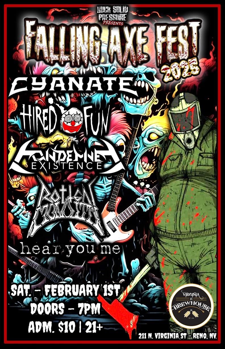 Falling Axe Fest 2025 w\/ Cyanate, Hired Fun, Condemned Existence, Rotten Monolith, Hear You Me