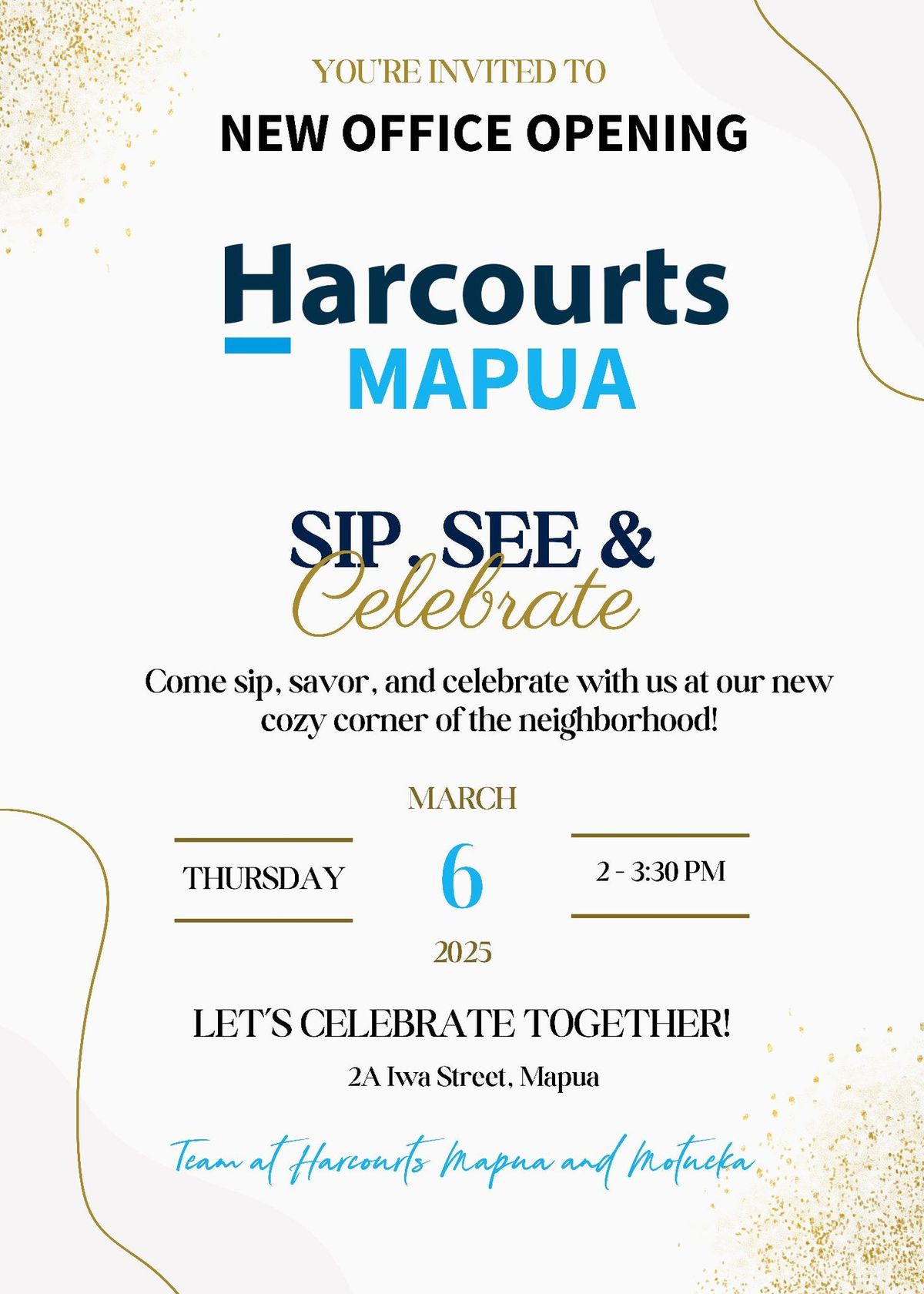 Sip, See and Celebrate 