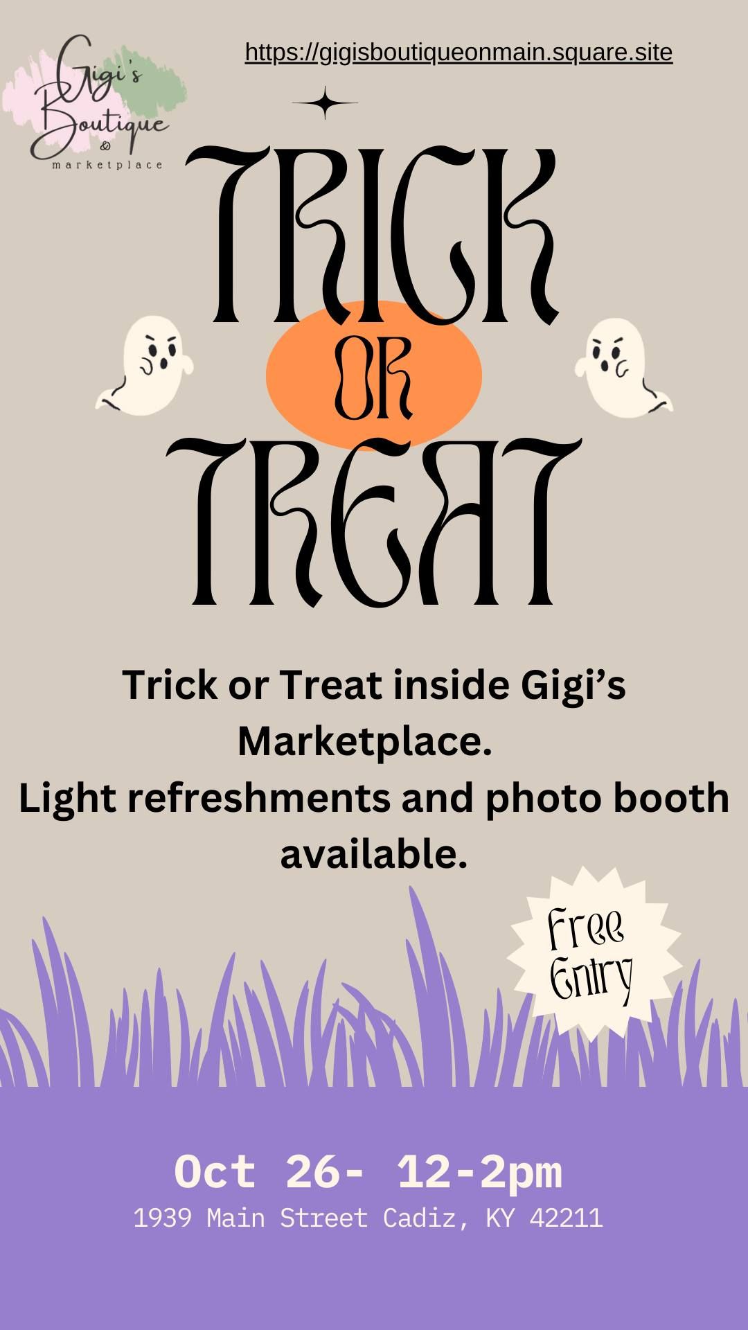 Trick or Treat Event