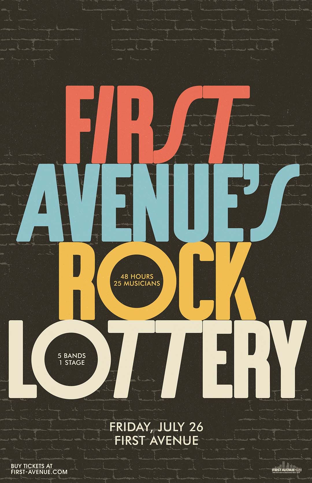 First Avenues Rock Lottery