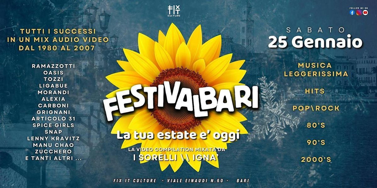 FestivalBari  - VideoCompilation Sblocca ricordi