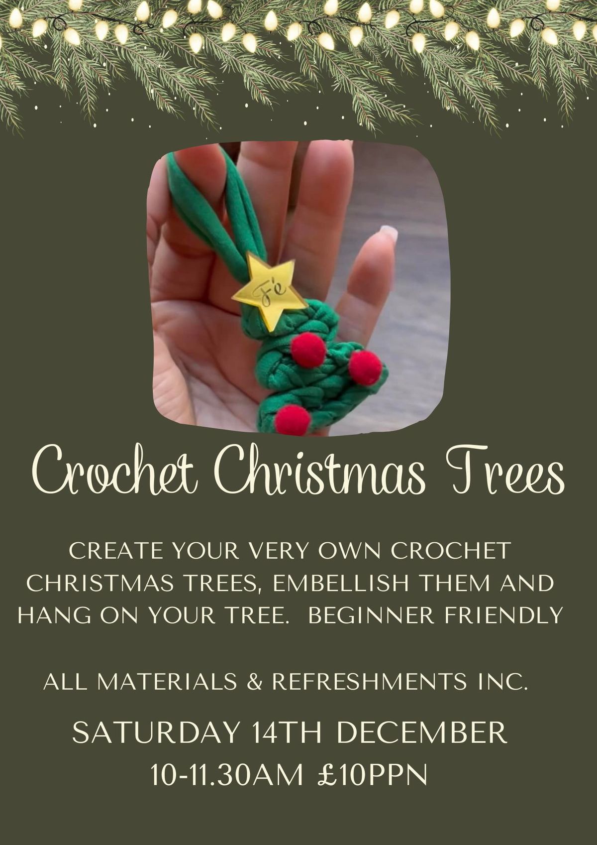 Crochet Christmas Trees