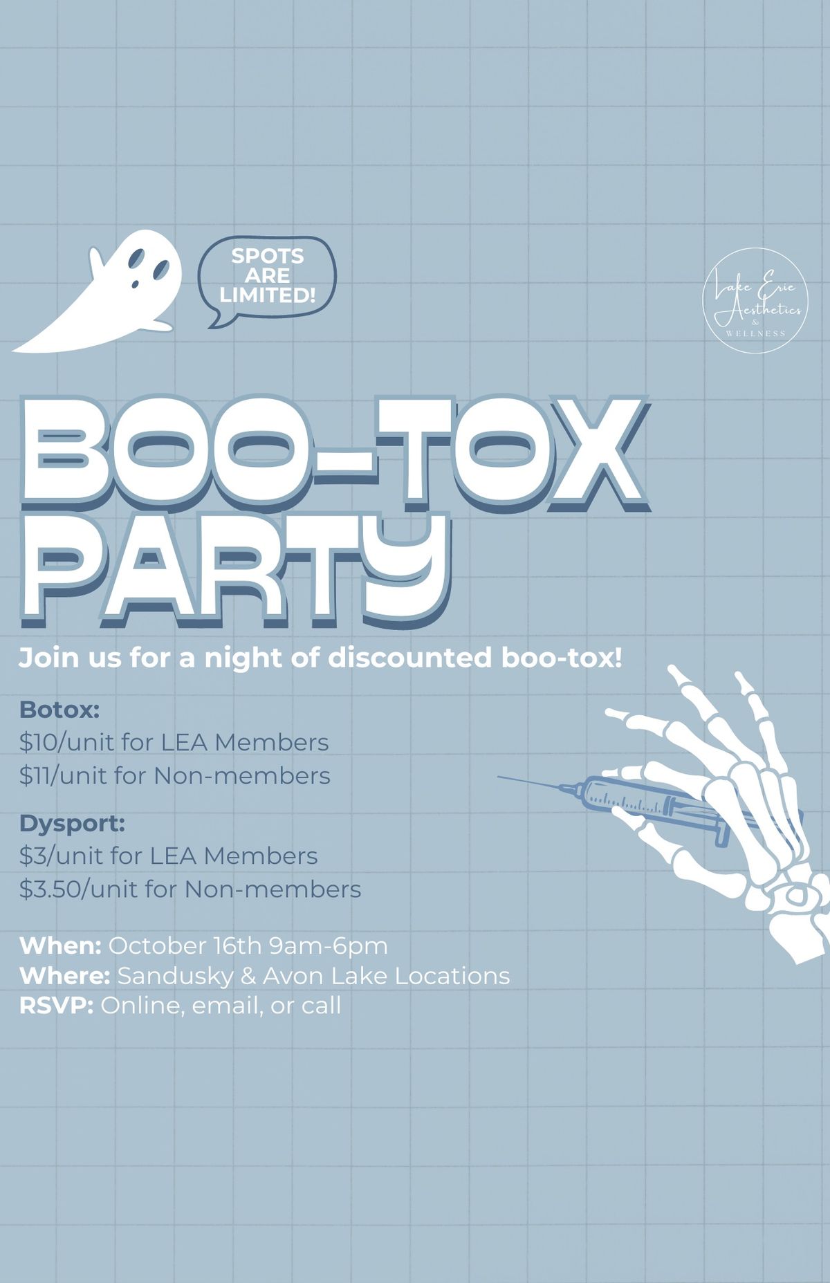 Boo-Tox Party: Avon Lake