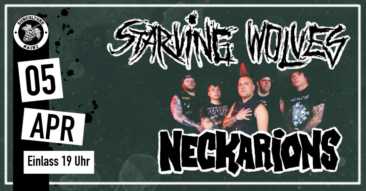 STARVING WOLVES + NECKARIONS in Mainz