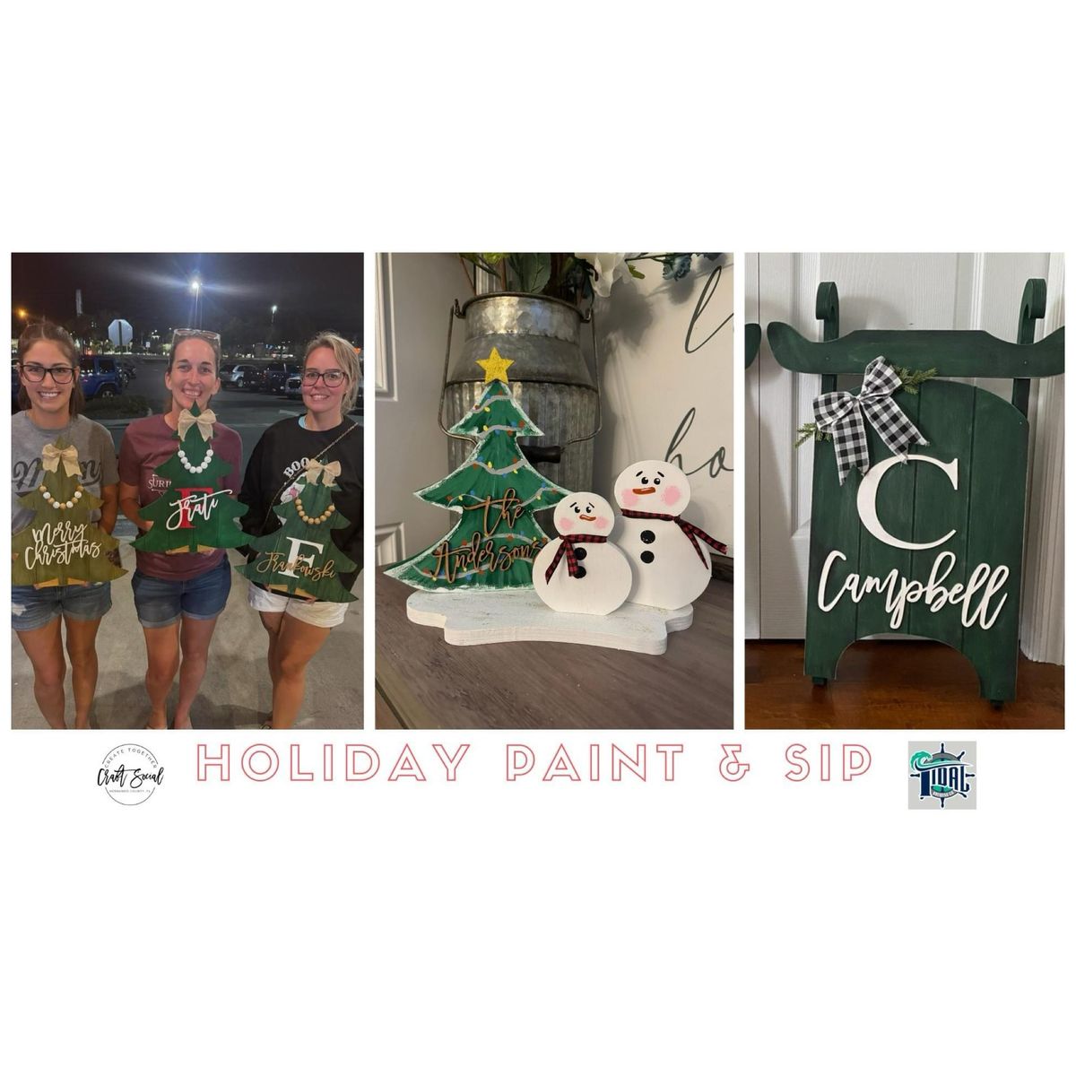 Holiday Paint & Sip at Tidal Brewing Co