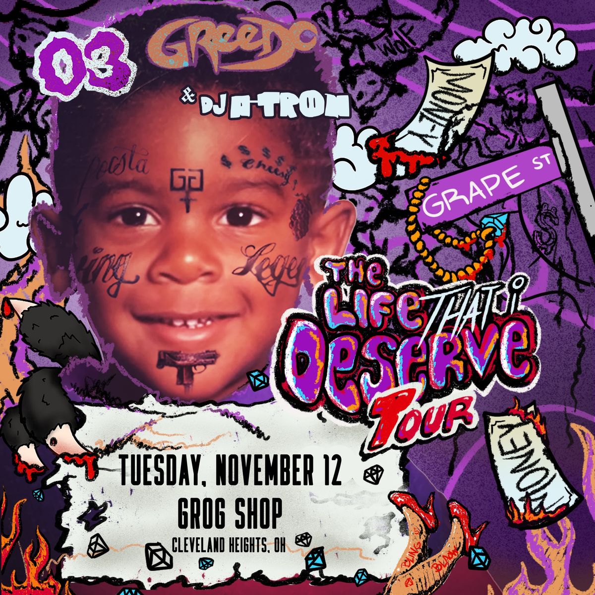 03 Greedo "The Life I Deserve Tour" at Grog Shop