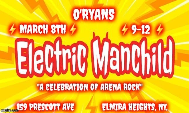 \u26a1ELECTRIC MANCHILD LIVE AT O'RYANS \u26a1