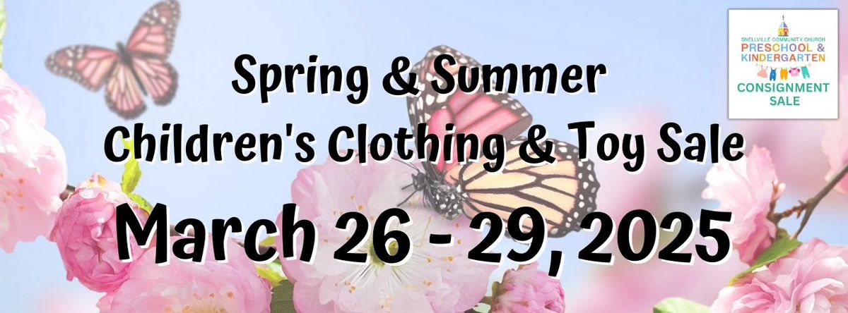 Children's SPRING Consignment Sale