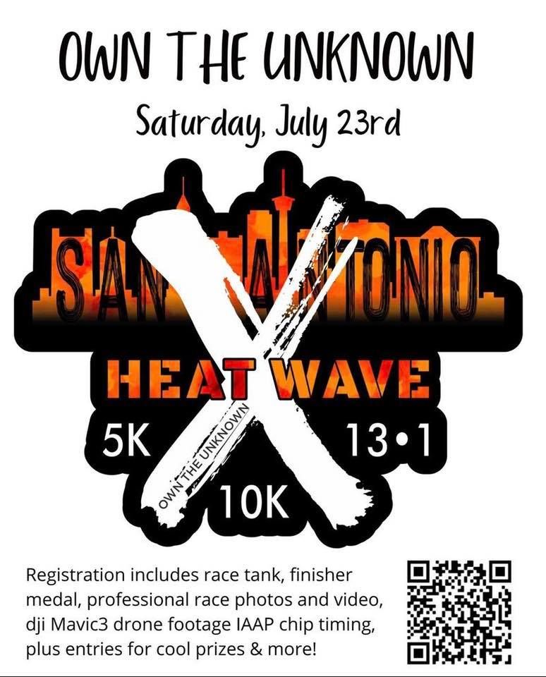 Project X - San Antonio Heat Wave Half Marathon, 5K & 10K.